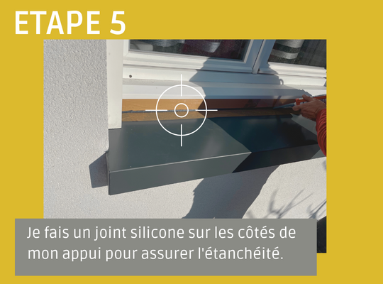 Etape 4 - Joint silicone